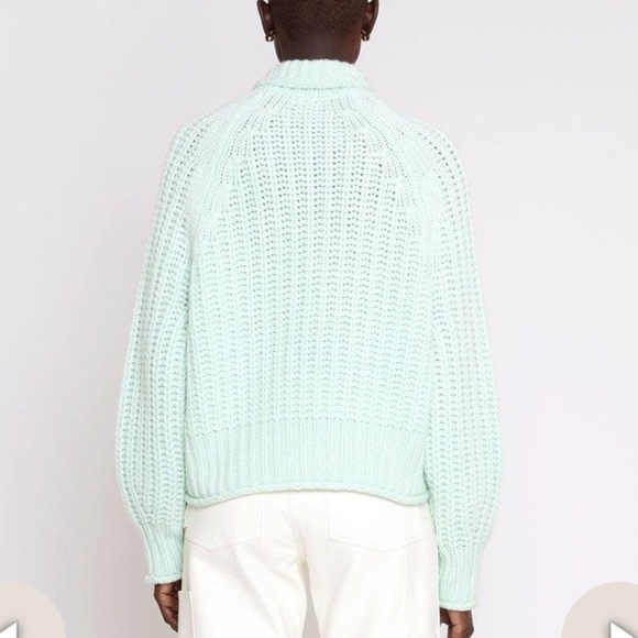 ARCH4 | 100% Cashmere | ELLIS Sweater | Hint of Mint | OS | EUC - Picture 2 of 15